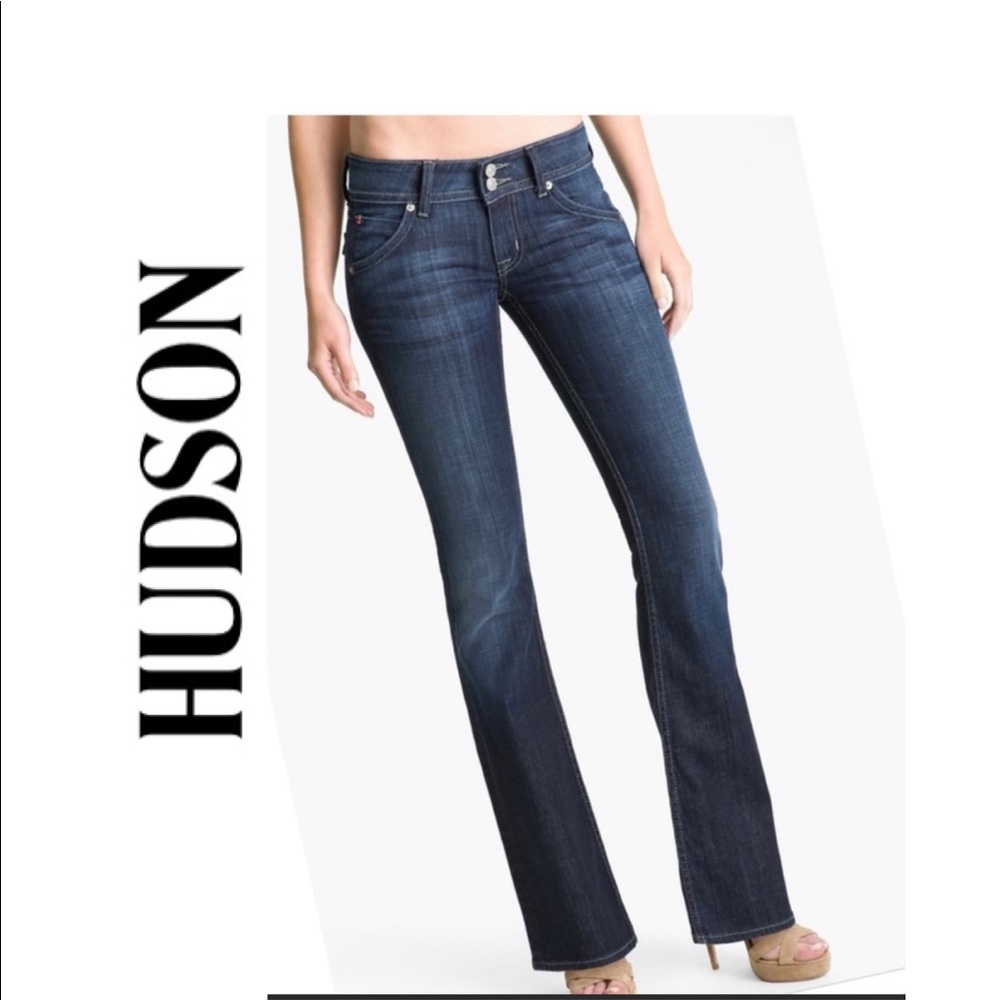 HUDSON signature bootcut jeans (hemmed) size 25
